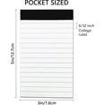 thumbnail image 2 of 6 Pack Small Notepad - 3 X 5 Inch Ultra Quality Note Pads, 2 of 5