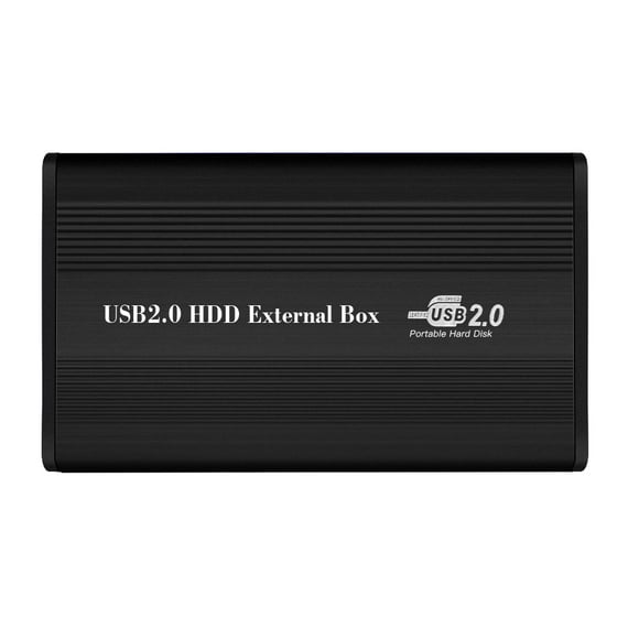 Yeacher USB2.0 to Hard Disk Case 2.5'' HDD Enclosure Portable Hard Disk Box Aluminum Alloy HDD Enclosure Black