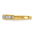 thumbnail image 3 of 14K Yellow Gold Diamond, Lab Grown Round Ring Band, Size 5, 3 of 6