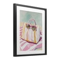 thumbnail image 2 of Stupell Industries Coastal Beach Bag & Sunglasses Black Framed Print Under Glass, 17 x 21, by The Prints Vibe, 2 of 8