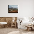 thumbnail image 2 of Stupell Industries Moose Rural Mountain Landscape Nature Painting Gray Floater Framed Art Print Wall Art, 31 x 25, 2 of 9