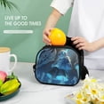 thumbnail image 4 of Undertale Sans Lunch Bag Cooler Bag Portable Meal Holder Shoulder Bag Zipper Insulated Lunch Box Tote Bag, 4 of 8