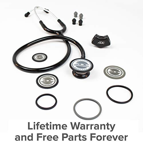 ADC Adscope Lite 619 Ultra Lightweight Clinician Stethoscope with Tunable AFD Technology, Lavendar