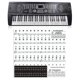 thumbnail image 2 of 88 Keys 61 Keys 54 Keys Transparent Piano Keyboard Stickers Electronic Keyboards Stickers Tabs Musical Notes Key Stickers, 2 of 5
