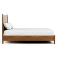 thumbnail image 4 of Furniture of America Erik Adult Queen Solid Wood Mattress Ready Bed, Walnut, 4 of 10