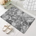 thumbnail image 6 of Earth Bath Mat,White Gray Cracked Marble Non-Slip Volume Super Absorbent Fast Drying for Bathroom Kitchen Door mat,Eco-Friendly Easy to Clean 16×24Inch (40 * 60cm), 6 of 6