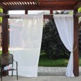 thumbnail image 6 of Zhaomeidaxi Top Sheer Curtains for Pergola, Porch, Cabana and Gazebo Indoor Outdoor Voile Sheer Drapes, 6 of 8