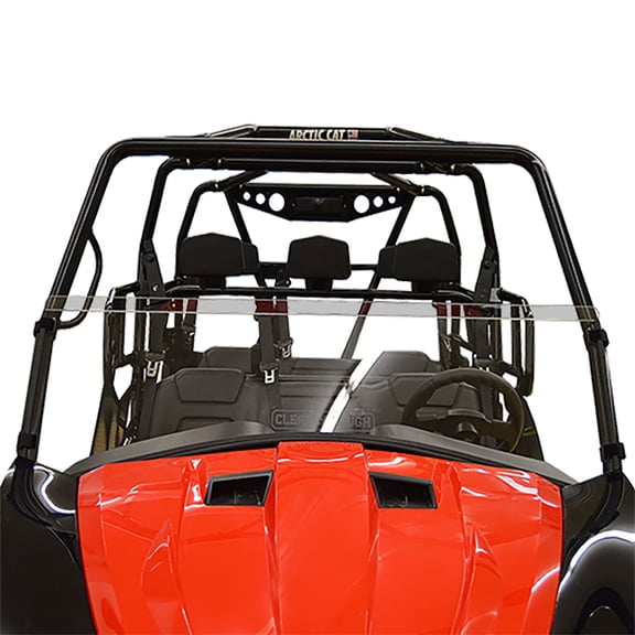 Clearly Tough Arctic Cat HDX Half Windshield - SCRATCH RESISTANT - Easy on/Easy off! - Hard Coat - Proudly Made in America!