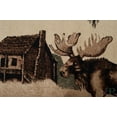 thumbnail image 5 of Handcraft Rugs Cabin Rug  Lodge, Cabin Nature and Animals Area Rug  Modern Nature Pattern Cabin Area Rug  Abstract, Chocolate/Beige/Green-Bear/Lodge 2x 3 feet Doormat, 5 of 7