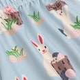 thumbnail image 5 of Odeerbi 3-14 Years Kids Boys Girls Easter Outfits Cotton Pajamas Long Sleeve Raglan Shirts Pants Two-piece Pajama Set Cute Prints Casual Loungewear Kids Boys Girls Clothes, 5 of 8