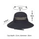 thumbnail image 2 of Sombreros De Protección Solar Gorro unisex anti-UV, transpirable, para pesca, senderismo, cómodo para jardín (negro), 2 of 7