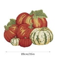 thumbnail image 3 of SXcggal Stacking Pumpkin Shape Room Rug Cute Pumpkin Shape Bath Mat Autumn Slip Shower Rug Foot Mat Front Door Mat Rug Floor Carpet Kitchen Bedroom Living Room Home Popular Halloween Pumpkin Carpet, 3 of 8
