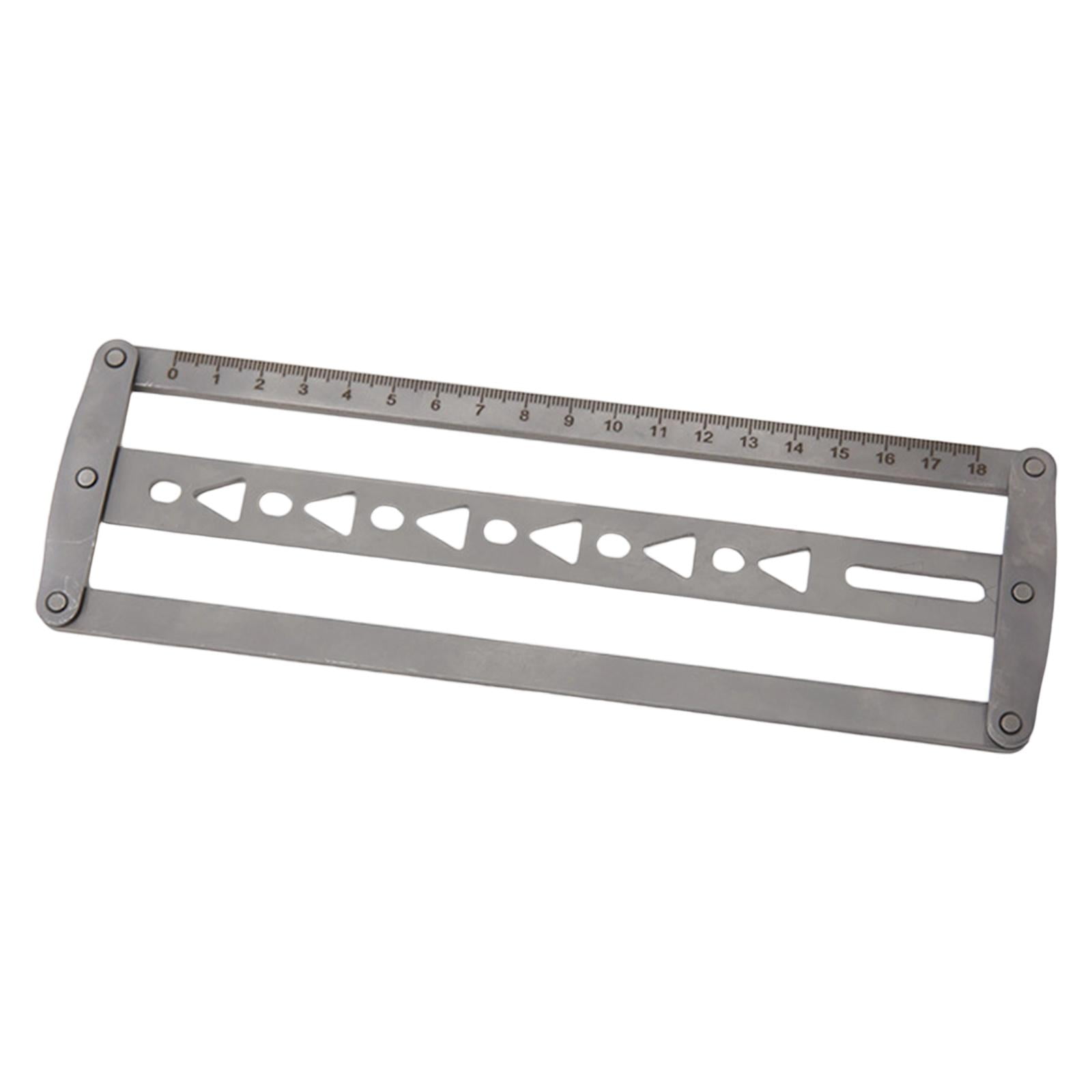 FVDPWYE Belt Positioning Auxiliary Ruler DIY Handcraft Belt Hole Punch Belt End Tool Triangle