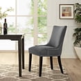thumbnail image 4 of Side Dining Chair, Rivet Nailhead, Grey Gray, Fabric, Kitchen Cafe Bistro Hospitality Restaurant, Modern Contemporary HB32922, 4 of 4