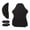 Black, variant on deevoka Gaming Chair Covers Elastic with Armrest Covers/Back/Seat Cover Soft Spandex Coffee