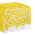 thumbnail image 4 of Toaster Cover, 2 Slice Bread Toaster Oven Dust Cover,, Home Kitchen Accessories Decoration, Lemon, 4 of 6