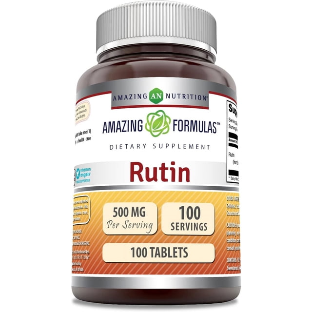 Amazing Nutrition Rutin 500mg Salud Circulatoria 100 Tabs