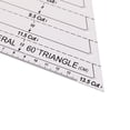 Quilting Patchwork Ruler Triangle Rhombus Hexagon Acrylic Template