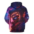 thumbnail image 3 of Himiko Toga Unisex Sweatshirts Loose Pullover Sweater Hooded Hoodie 3D Printing Jacket Winter Fall Clothes L, 3 of 7