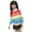 B-957Multicolour, variant on MEZZALL Kids Girls Rainbow Striped Knit Cardigan Sweater Long Sleeve Soft Blend Open Front Coats For Toddler Classic Child Clothes