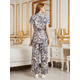 thumbnail image 3 of Conjunto 2 Piezas Estampado Floral, Camisa con Cinturón y Pantalón Amplio, Look Fresco y Elegante para Mujer, 3 of 5