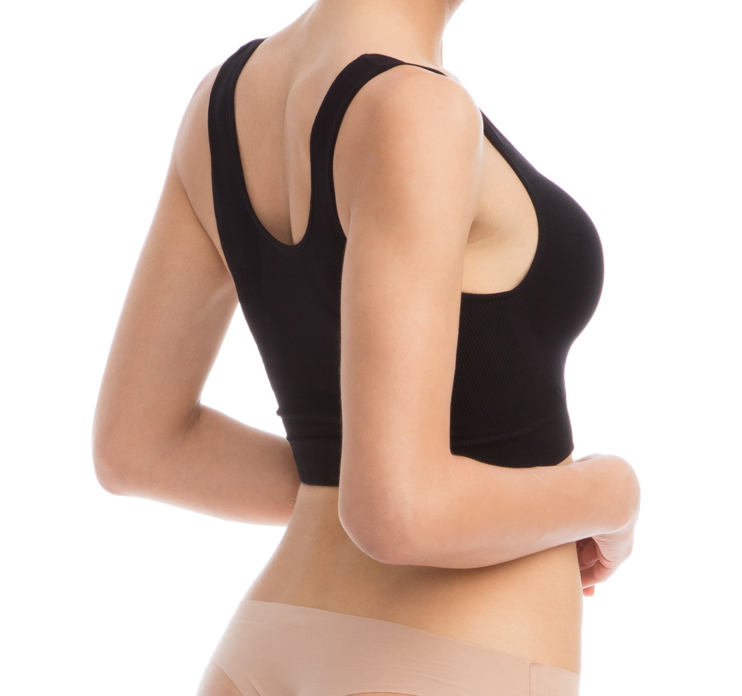 FarmaCell BodyShaper 618 (Nude, XL) Elastic push-up bra wide