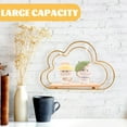 thumbnail image 6 of FRCOLOR Cloud Shape Wall Shelf Floating Shelf Cloud-Shaped Wall Shelf Organization Display Rack, 6 of 8