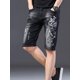 thumbnail image 2 of Pantalones vaqueros cortos para hombre, pantalones cortos vaqueros negros con gráficos rotos para hombre, tendencia 2024, diseñador original emo harajuku, novedad de verano, 2 of 5