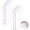 White, variant on A-Z 26 White Letters Tabs Sticky Alphabet Tabs, 260 Pcs Self Adhesive Page Tabs Alphabetical Tabs Indexes for Books, Dictionary, Notes, File (10 Sheets)