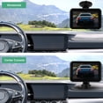 thumbnail image 2 of 1080P HD 5-Inch IPS Monitor Backup Camera System with 150° Wide Viewing Angle, IP69 Waterproof, Night Vision, Universal Compatibility for Cars, Trucks, RVs, SUVs - Windshield/Dashboard Mountable, ABS, 2 of 7