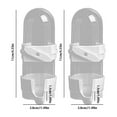 thumbnail image 2 of 2 PCS Bird Water Dispenser Bird Water Feeder No Mess Bird Food Container Treadle Feeder Squirrel Head Feeders for outside Solar Power Feeder Proof Squirrel Feeder Hand Hummingbird Feeder, 2 of 3