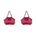 thumbnail image 2 of VONKY Grand Sac à Jouets de Plage Sac de Piscine Sac à Main en Maille Rose Rouge Grand 2Set, 2 of 6