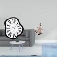 thumbnail image 2 of Reloj de pared,Reloj de pared interior nórdico con números romanos,Relojes distorsionados Reloj electrónico de lujo moderno,Figuras de payasos,Estatua de payaso,escultura,adorno de mesa, 2 of 8