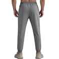 thumbnail image 5 of VV AVEORS Mens Sweatpants Tapered Joggers With Zipper Pocket Casual Athletic Workout Lightweight Track Pants For Running Gym Gray M, 5 of 9