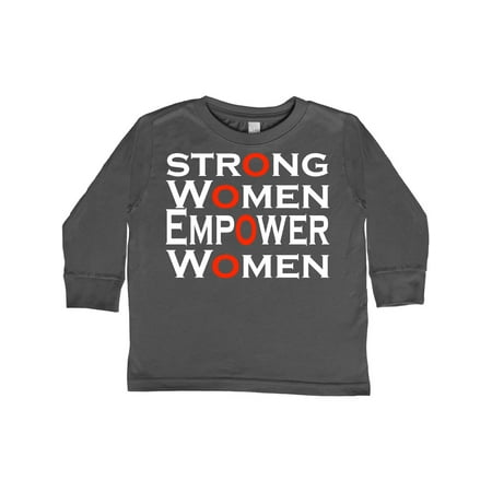 

Inktastic Strong Women Empower Women Gift Toddler Boy or Toddler Girl Long Sleeve T-Shirt