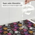 thumbnail image 5 of Sikiie Halloween Skeleton Dish Drying Mat, Kitchen Counter Mat, Self Drying Mat for Kitchen Counter Dish Drying Pad ,for Dishes, Utensils, Pots and Pans（24" x 18"）, 5 of 7