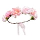 thumbnail image 1 of Diadema de flores, corona de flores bohemias para fiesta, dama de honor, vacaciones, novia, accesorios para fotos Estilo A, 1 of 9