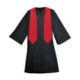 thumbnail image 2 of Toptie Graduation Honor Stole Sashes 2024 Plain Stole for Graduation Solid Color-Red-M, 2 of 4