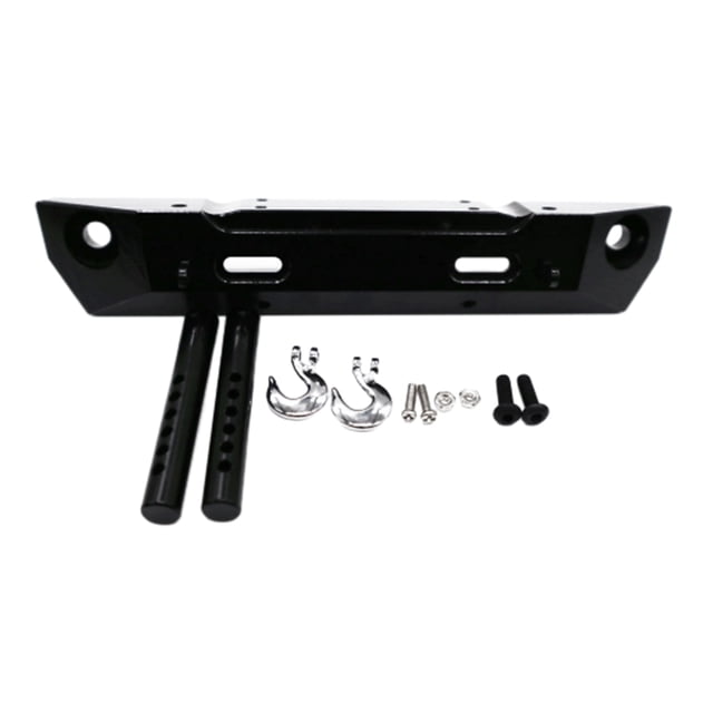 Parachoques trasero Vogacara de aleación de aluminio para ECX 1/12 Rc RGT 136100 negro
