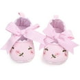 thumbnail image 4 of adviicd Baby Shoes Girl 12-18 Months White Toddler Sneakers Baby Boy Girl Sneakers High-Top Ankle Shoes Pink 12 Months, 4 of 5