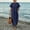 (Fashion 11)Navy, variant on Aimik Womens Long Maxi Dress Button Down Short Sleeve Baggy Shirt Dress with Pockets Loose Comfort Dress for Summer Beachwear