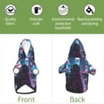 thumbnail image 6 of Honeii Neon Night Cityscape Print Small Dog Hoodies Pet Hooded Sweatshirts Fall Winter Puppy Cat Sweaters Warm Clothes for Small Dogs Outfits Costume-X-Large, 6 of 7