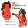thumbnail image 4 of Versatile Gripper Mount for GoPro or DJI Osmo Action Camera -Ripper Red, 4 of 10