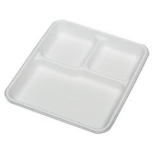 SKILCRAFT 3 Compartment Disposable Plates (nsn9269233)