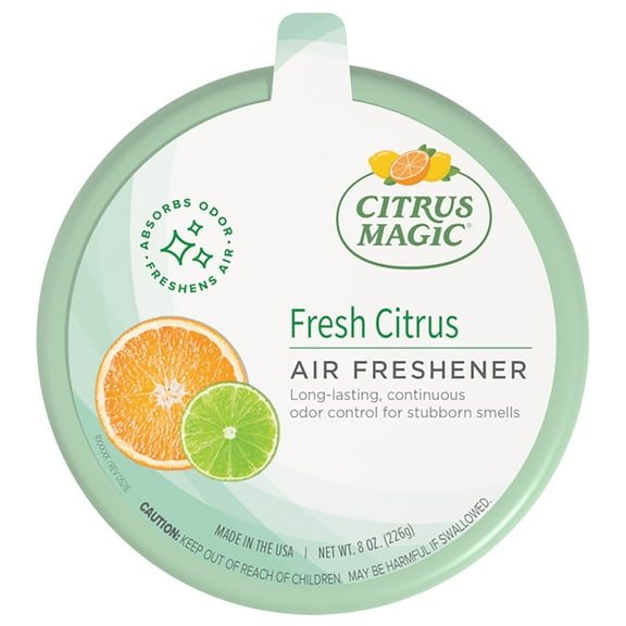 Pack of 6, Citrus Magic Fresh Citrus Air Freshener, 8 oz