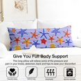 thumbnail image 3 of Long Body Pillow Cover – Soft & Breathable, Hidden Zipper, 20"x54", Ocean Theme with Starfish, Seahorse & Coral Print – Gift for Side Sleepers, Pregnancy, Beach & Nautical Decor, 3 of 7