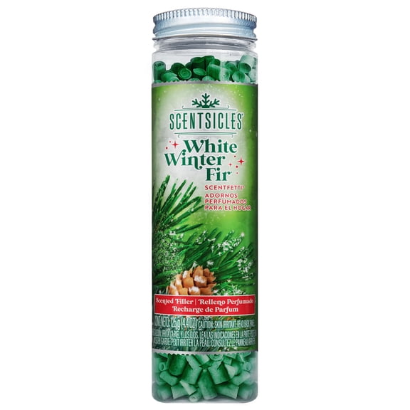 Scentsicles White Winter Fir Scentfetti Scented Paper Filler - 125g Bottle