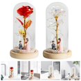 thumbnail image 4 of 2Pcs Rose Glass for Birthday Anniversary Wedding Macarena rosa eterna, 4 of 8