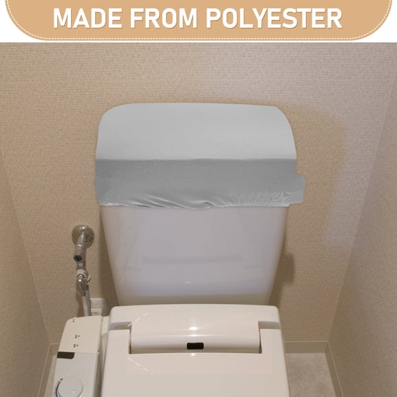 Hemobllo Universal Toilet Tank Top Cover Polyester Assorted Color 2Pcs 13X3.1X0.08In