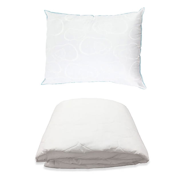 Protector de colchón Individual UltraSoft Spring Air Supreme + Almohada de Osos 50x70cm